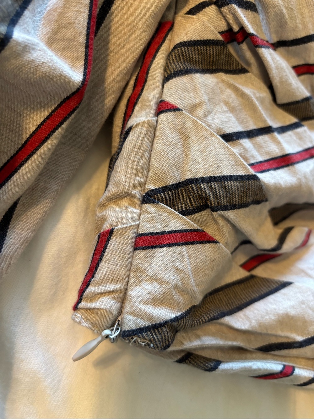 J.O.A. One Shoulder Striped Crop Top XS - Picture 8 of 11